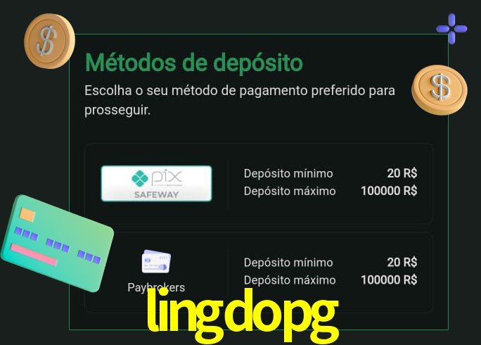 O cassino lingdopg oferece uma grande variedade de métodos de pagamento